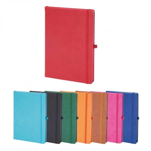 24340 KIRMIZI Termo Deri Tarihsiz Defter ( 14,5 x 21 cm )